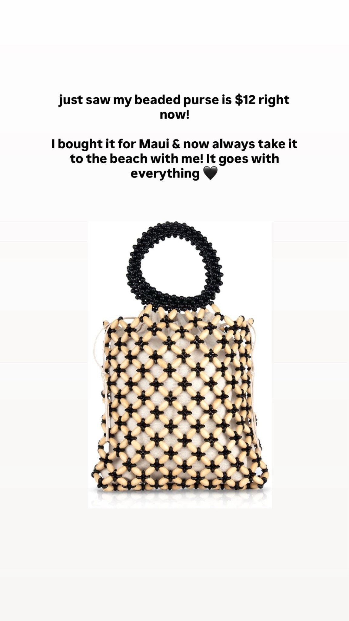 Beaded purse for the beach! 

Only $12 right now! 

Amazon, Amazon fashion, look for less, vacation style, neutral style, affordable fashion

#LTKStyleTip #LTKFindsUnder50 #LTKItBag