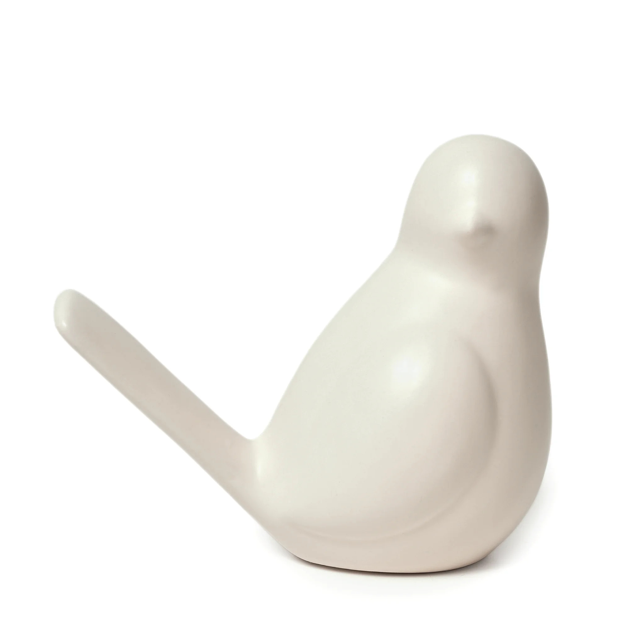 Mainstays Vanilla Dream Ceramic Tabletop Bird Statue Ornament Decoration | Walmart (US)