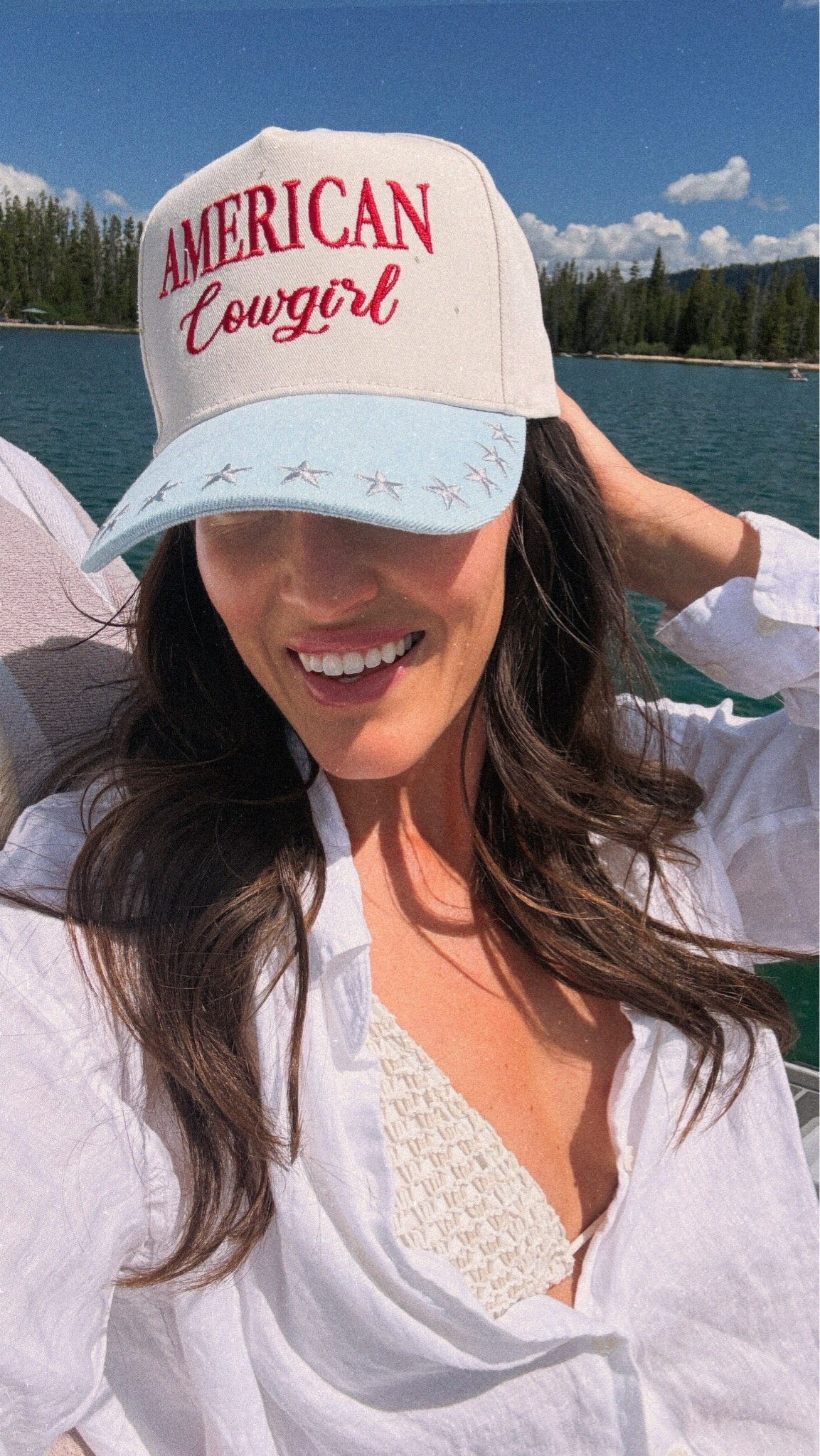 American cowgirl hat🇺🇸⭐️

Summer boat outfit 
4th of July

#LTKootd #LTKSeasonal