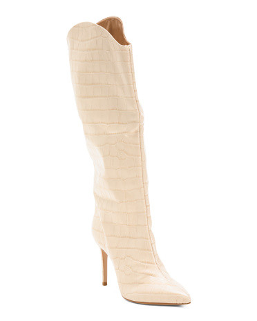 Made In Brazil Leather Maryana Boots | TJ Maxx