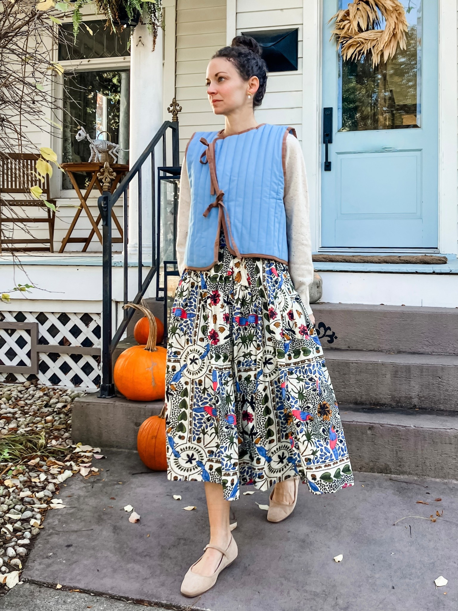 The cutest vest for Fall and Winter!
Petite outfit. Colorful outfit. Fall outfit. Thanksgiving outfit. Modest outfit. 

#LTKPetite #LTKOver40 #LTKSeasonal