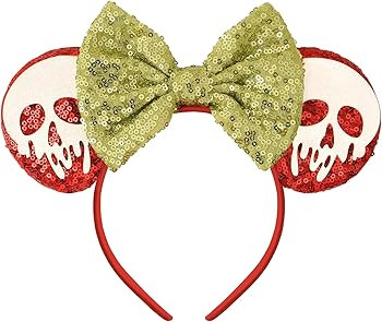 Seamoy Halloween Mouse Ears Headband, Halloween Mice Ears, Park ears Princess, Sparkle Jack the G... | Amazon (US)