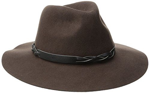 San Diego Hat Company Women's Adjustable Fedora with Woven Pu Band and Raw Edge | Amazon (US)