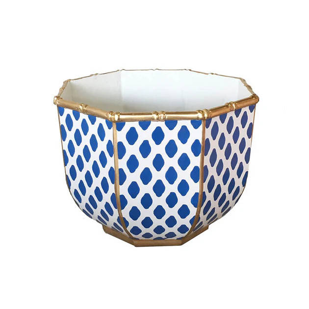 Bamboo Bowl in Navy Parsi | Cailini Coastal