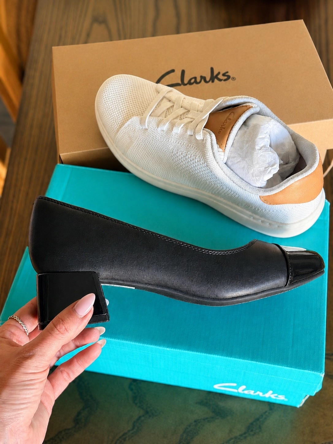 A couple of new Clarks finds that I picked out for my mother-in-law that are as comfortable as they are classic. The black block heels are perfect for dressier outfits, and the white sneakers are the kind she’ll reach for every day. Comfortable shoes that don’t sacrifice style are always a win. @Clarks US 

#sponsored #ad

Clarks shoes, Clarks heels, Clarks sneakers, comfortable work shoes, comfortable heels, black block heels, cap toe pumps, office shoes, business casual shoes, teacher shoes, workwear essentials, capsule wardrobe, classic style, timeless fashion, comfortable walking sneakers, white sneakers, everyday sneakers, travel shoes, neutral wardrobe, fall fashion, summer to fall outfits, women’s shoes, casual chic, wardrobe staples, LTK fashion, affordable fashion, everyday style

#LTKOver40 #LTKmomlife #LTKootd