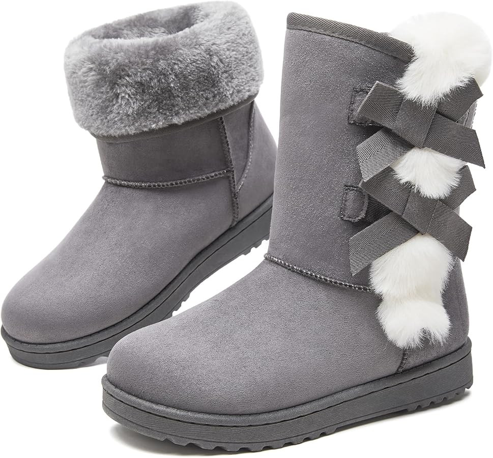 Eydram Women Winter Boots Fur Lined Fashion Mid Calf Boots for Women Warm Fuzzy Boots Comfortable... | Amazon (US)