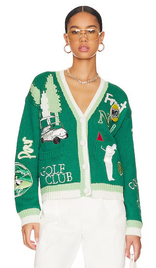 No! Jeans Gone Golfing Cardigan in Green. - size 1 | Revolve Clothing (Global)