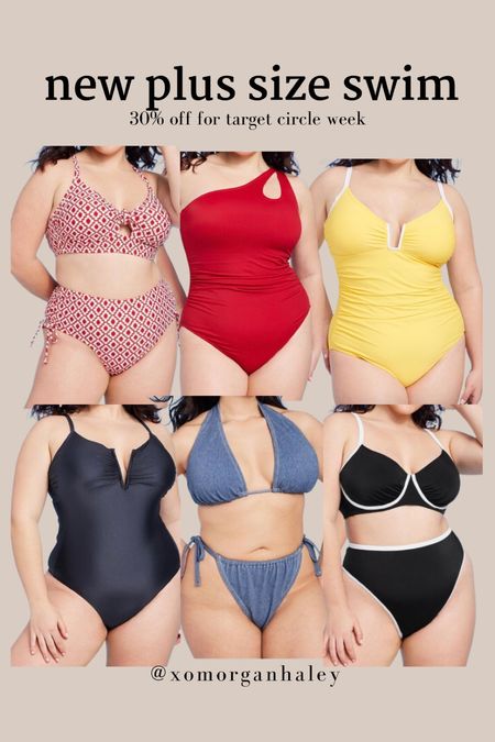 Plus size one piece swimsuits and bikinis all 30% off rn!!

#LTKswim #LTKxTarget #LTKplussize