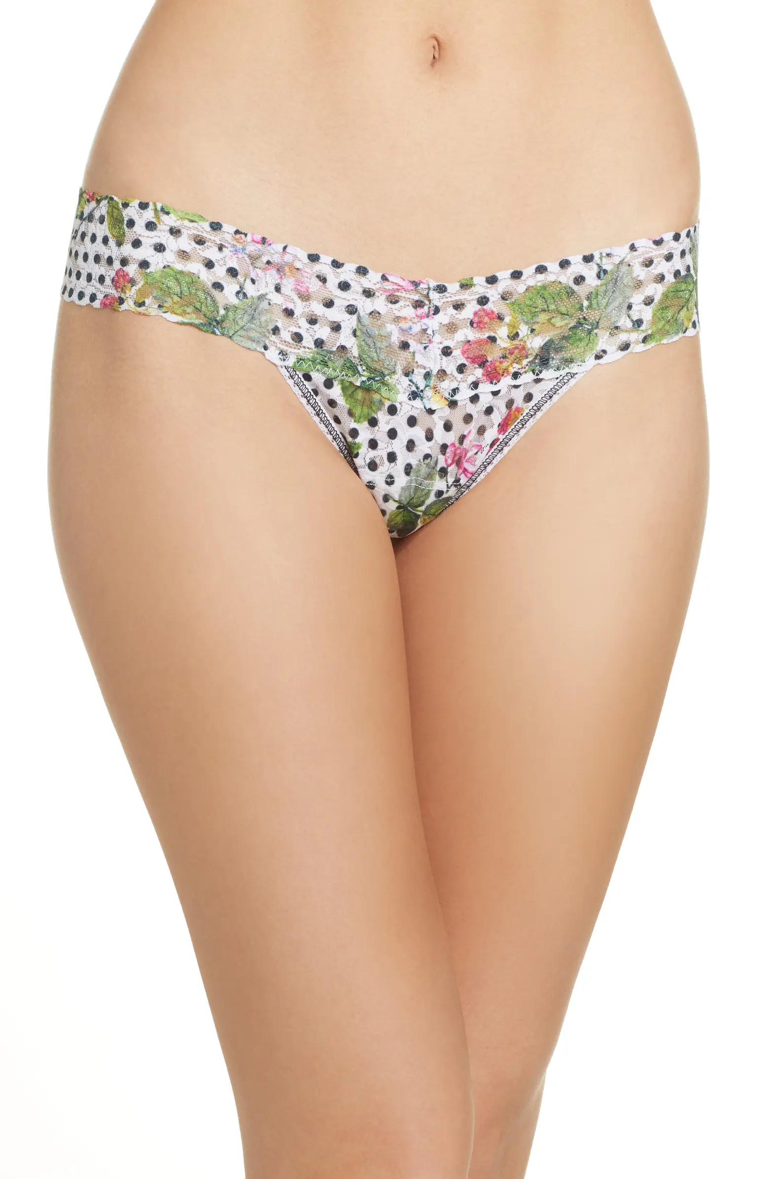 Print Low Rise Thong | Nordstrom