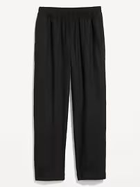 High-Waisted Linen-Blend Straight Pants | Old Navy (US)