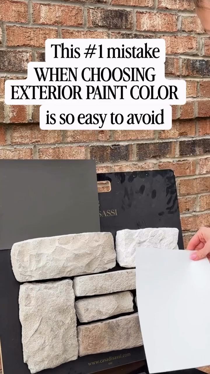 This number one mistake when choosing exterior colors is super easy to avoid.

Most homeowners look at their paint colors inside—and make a decision based on that. But exterior colors live in a completely different environment.

Sunlight, shadows, time of day, and even surrounding elements will all change how that color looks on your home.

A color that feels soft and neutral inside can look too bright, too flat, or completely different once it’s outside.

That’s why I always recommend testing your colors in natural light, at different times of the day, so you can truly see how they’ll feel on your home before committing.

If you want help choosing exterior colors that actually work for your home, I offer in-person paint consultations in Charlotte and surrounding areas, as well as virtual consultations nationwide.

DM me EXTERIOR and tell me about your home.

#ExteriorPaintTips
#PaintConsultation
#CharlotteInteriorDesigner
#CharlotteHomes
#HomeExteriorDesign