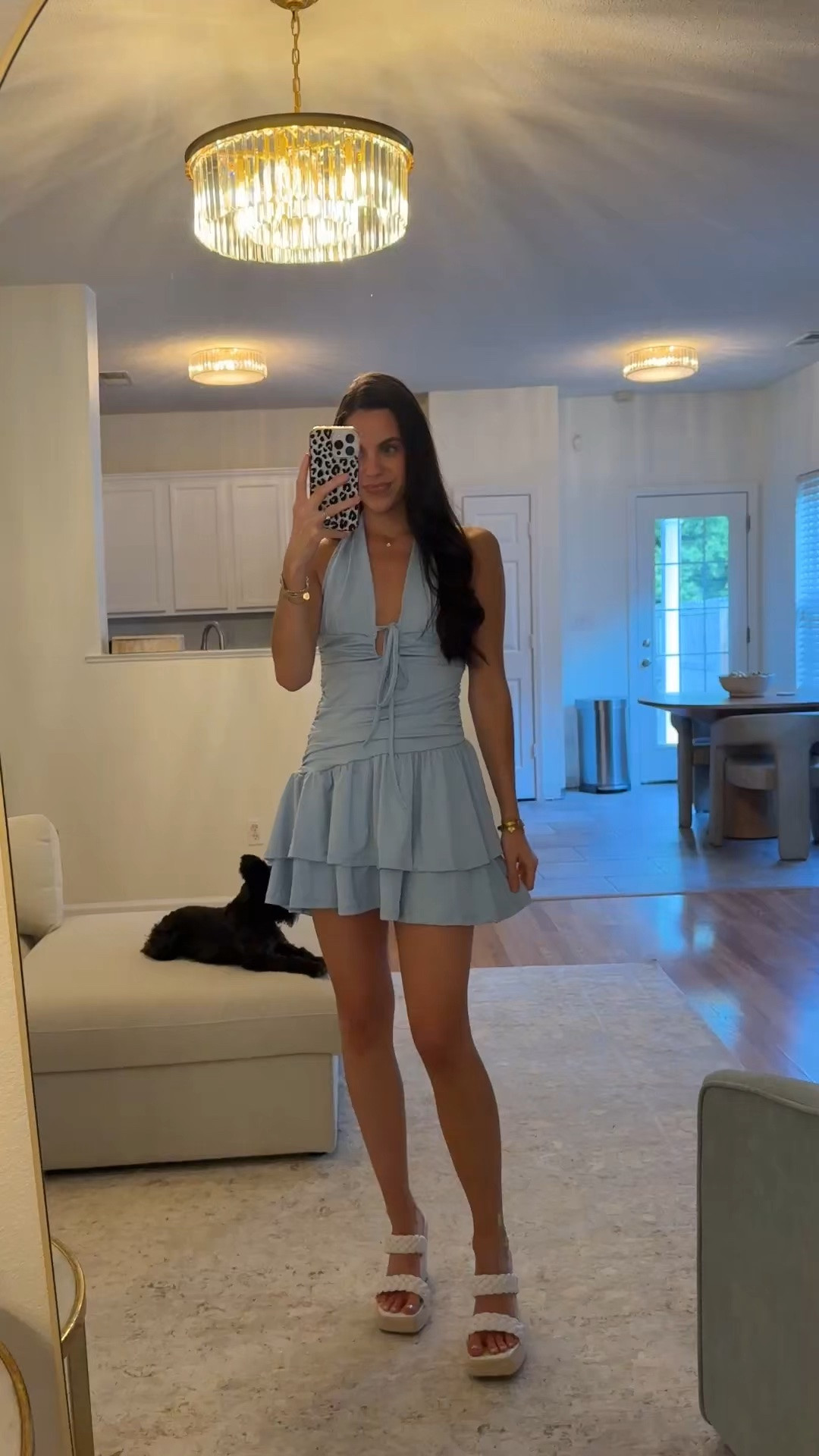 Obsessed with this baby blue halter dress! Super soft, stretchy, and the perfect comfy-cute piece for everyday summer outfits. Linked in LTK!

#LTKootd #LTKWedding #LTKSeasonal