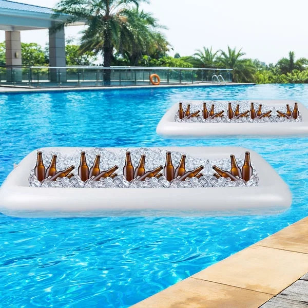 Efavormart 2 Pack Inflatable Cooler Buffet Serving Bar For BBQ Picnic Pool Party - 50"L x 24"W | Walmart (US)