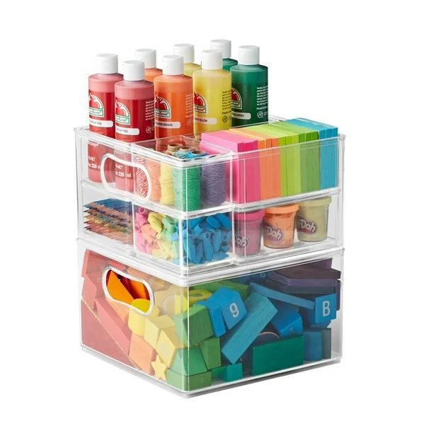 The Home Edit 8 Piece Multipurpose Edit, Plastic Modular Storage Organizing System | Walmart (US)