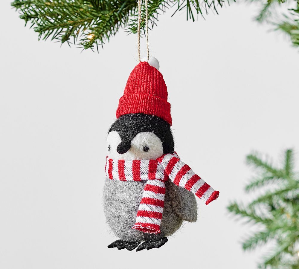 Felt Penguin Ornament | Pottery Barn (US)