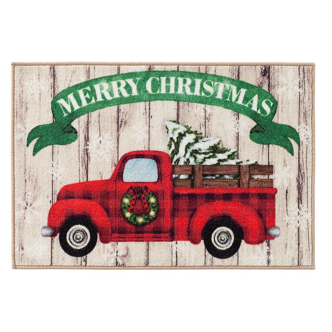 Natco Merry Christmas Tree Truck Accent Rug - 20'' x 30'' | Kohl's