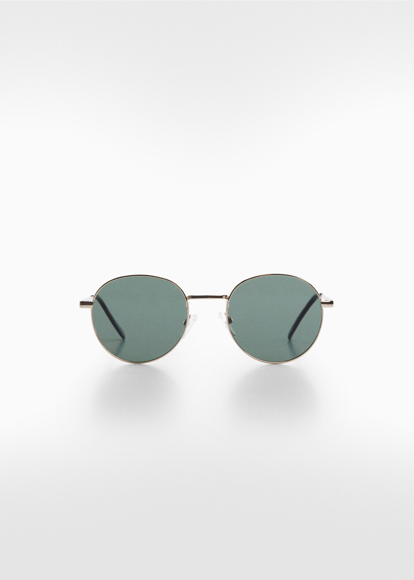 Round metal-rimmed sunglasses | MANGO (US)