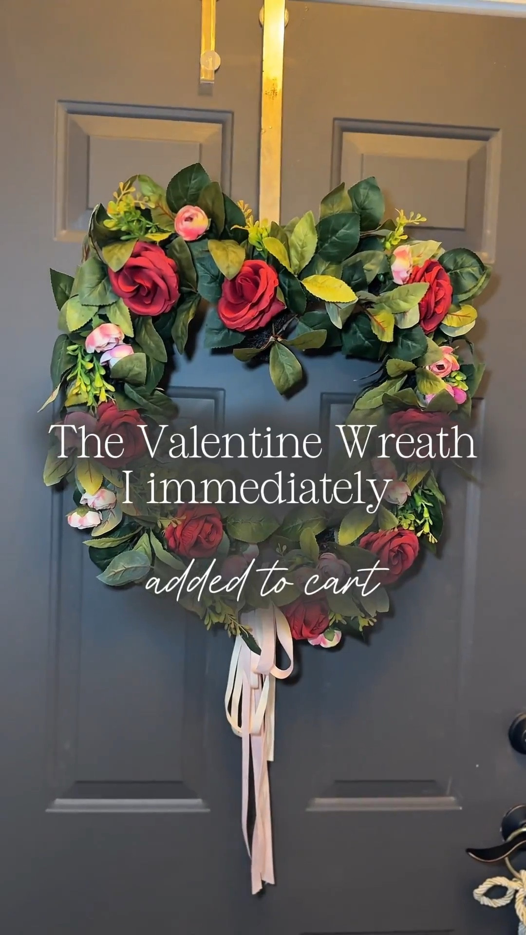 Walmart’s My Texas House Valentine wreath makes a great addition to your Valentine’s Day decor. Perfect front door or porch decoration 

#valentinedecor #frontdoordecorations #doorwreaths

Front door wreaths, Valentine day decor, Valentine wreath, Valentine decorations for the front porch, Walmart Valentine’s Day decor, floral wreath, rose wreathh

#LTKFindsUnder50 #LTKHome