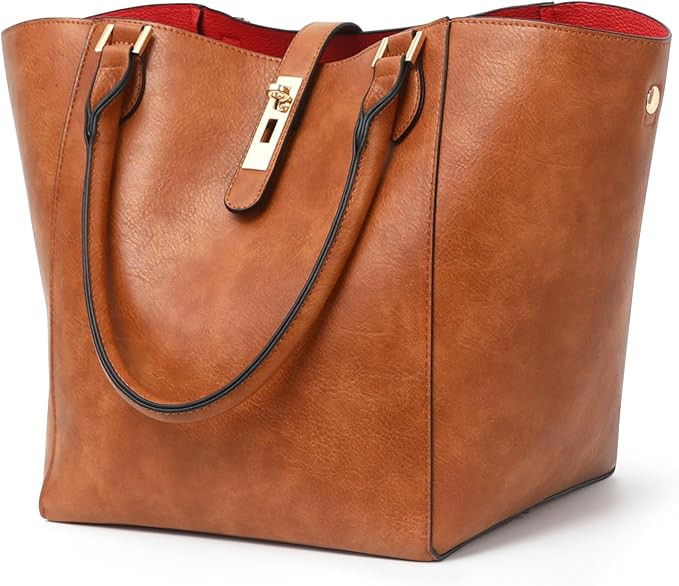 sqlp Large Work Tote Bag for Women Big Bucket Purses Designer Handbags | Amazon (US)
