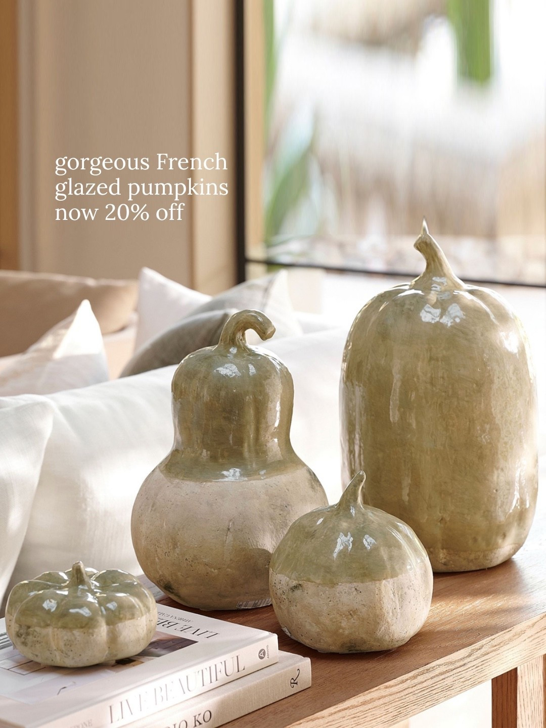 Love these gorgeous French glazed pumpkins - now on sale!

Home decor, fall decor

#LTKHome #LTKSaleAlert