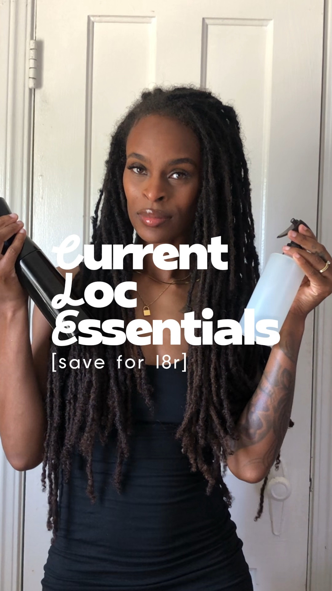 To be very honest, most of these have been in rotation in my collection for years. 

I’ve been looking to try new products though just to see if I should add anything to the line up. 

What didn’t I show that I should’ve? 

Current Loc Product Essentials

Refresh mist @locdin.co
Water
Continuous mist spray bottle 
Jumbo shower caps@trythisandthat
Microfiber Hair towel and turbans @aquishair @ultabeauty
Hair oil @locdin.co
Shampoo + conditioner x applicator bottle @aussiehair
Edge gel + edge brush got2b @locdin.co
Jumbo hairties @locdin.co
Rattail comb @locdin.co
Silk scarf thrifted 13 years ago! 

Direct links on my LTK 💕
#locjourneyessentials #locdin #locdinco #locproducts #longlocs #loctips #diylocs

#LTKU #LTKBeauty #LTKVideo