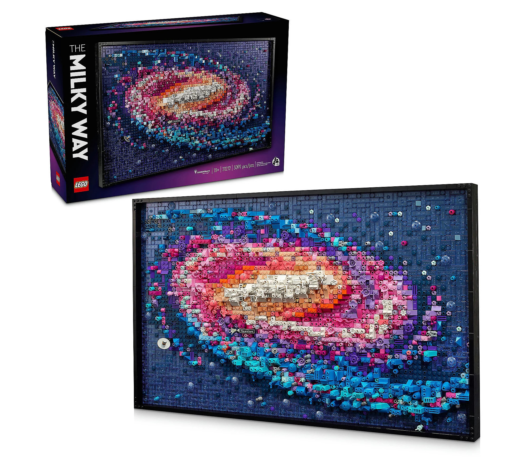 LEGO Art The Milky Way Galaxy Wall Art Set | QVC