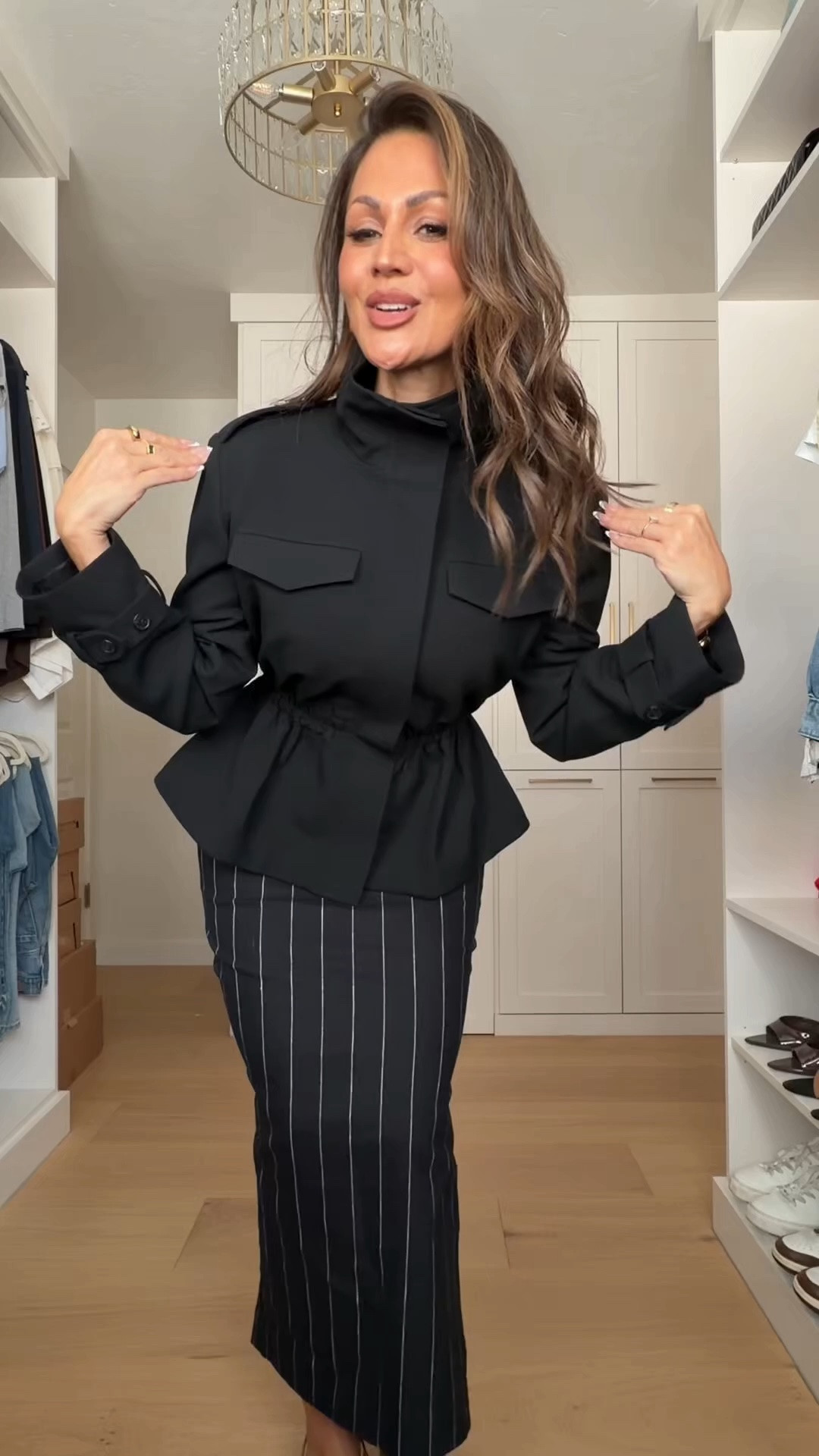 Loving the structure of this jacket ! So chic 🖤 wearing XS

#LTKootd #LTKgrwm