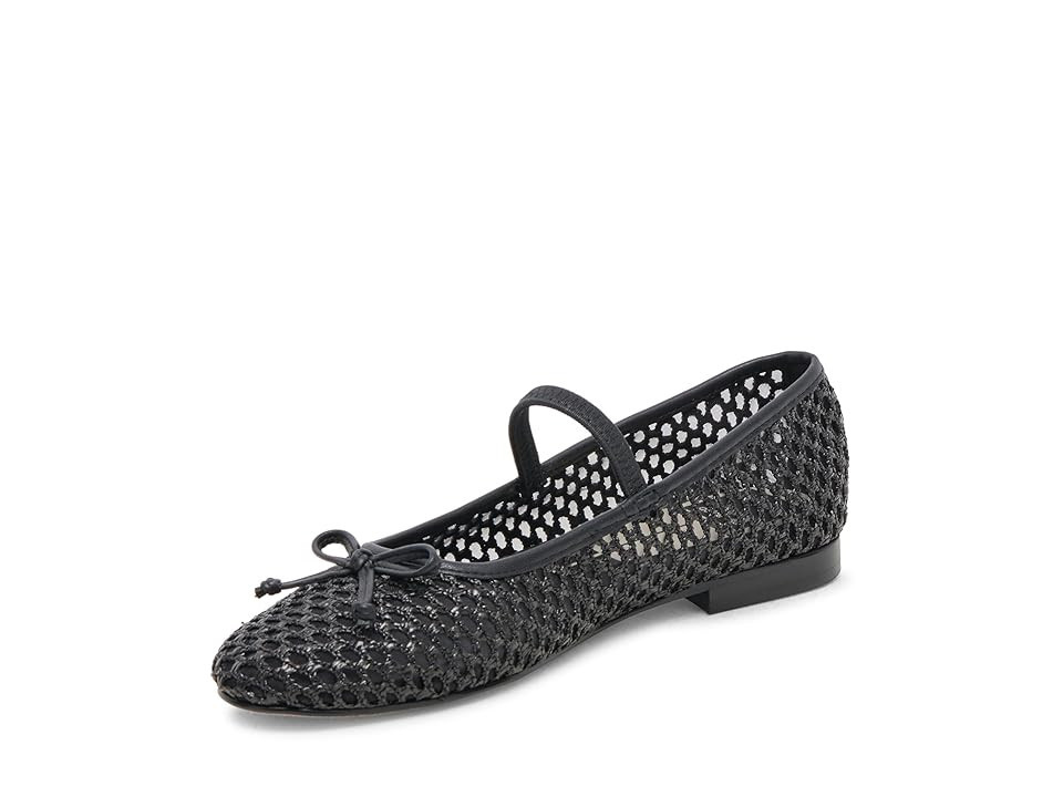 Dolce Vita Carin Raffia (Onyx Raffia) Women's Flat Shoes | Zappos