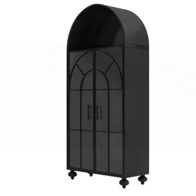 Charming Arched Storage Cabinet for Versatile Spaces, Enhancing Organization and Style | Wayfair North America