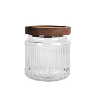 4" Small Glass Container with Wood Lid by Ashland® | Michaels | Michaels Stores