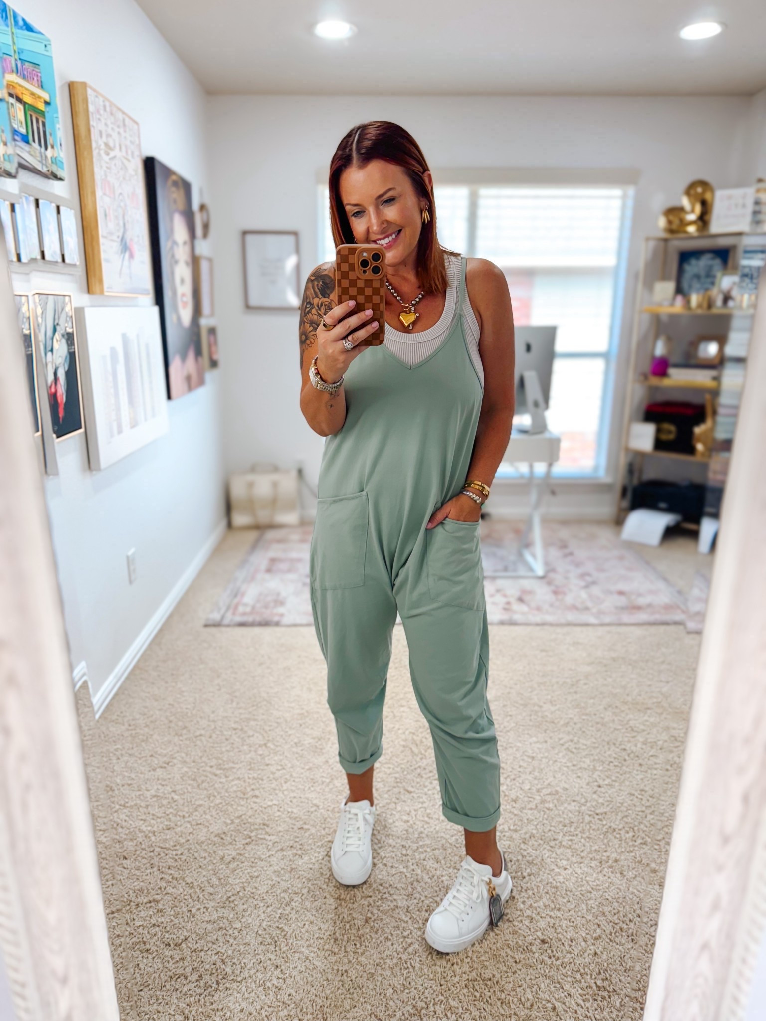 Amazon jumpsuit favorite 🫶🏻 I have it in two colors. 

#LTKFindsUnder50