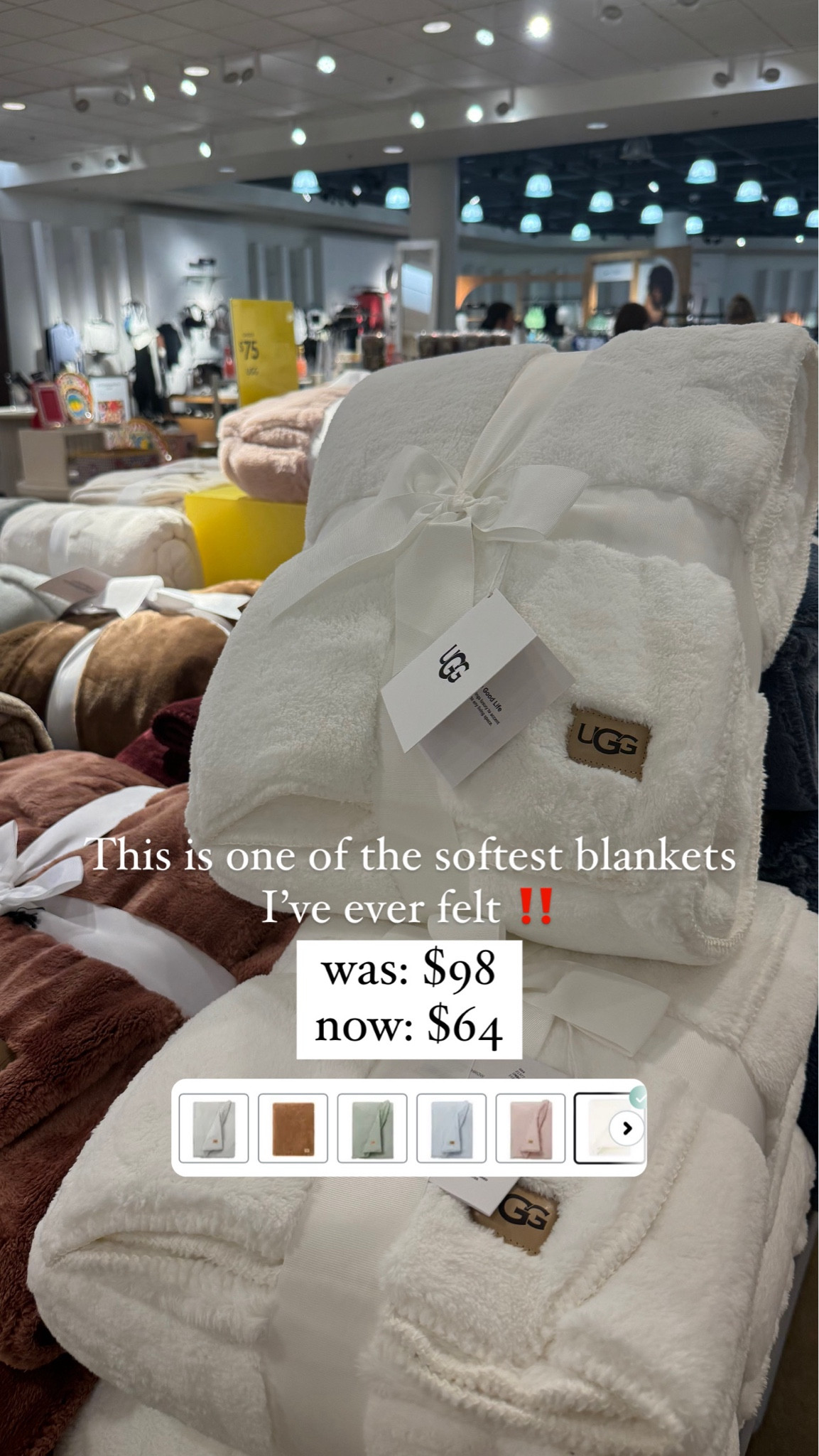 Nordstrom Anniversary sale Ugg blanket! Might replace my Barefoot Dreams one 🤭‼️

#LTKHome #LTKFindsUnder100 #LTKxNSale