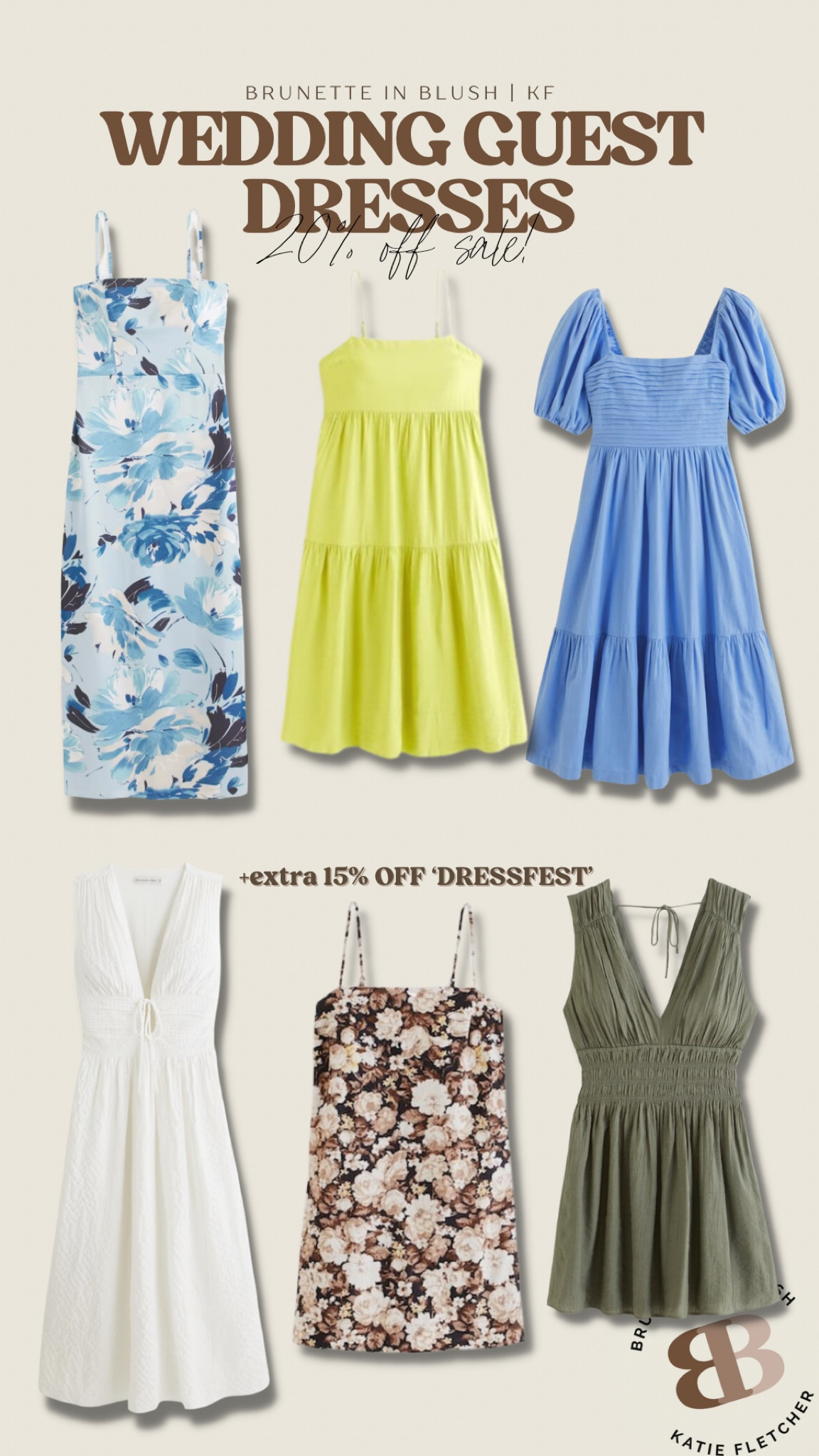 20% off this weekend + EXTRA 15% with code ‘DRESSFEST’ 