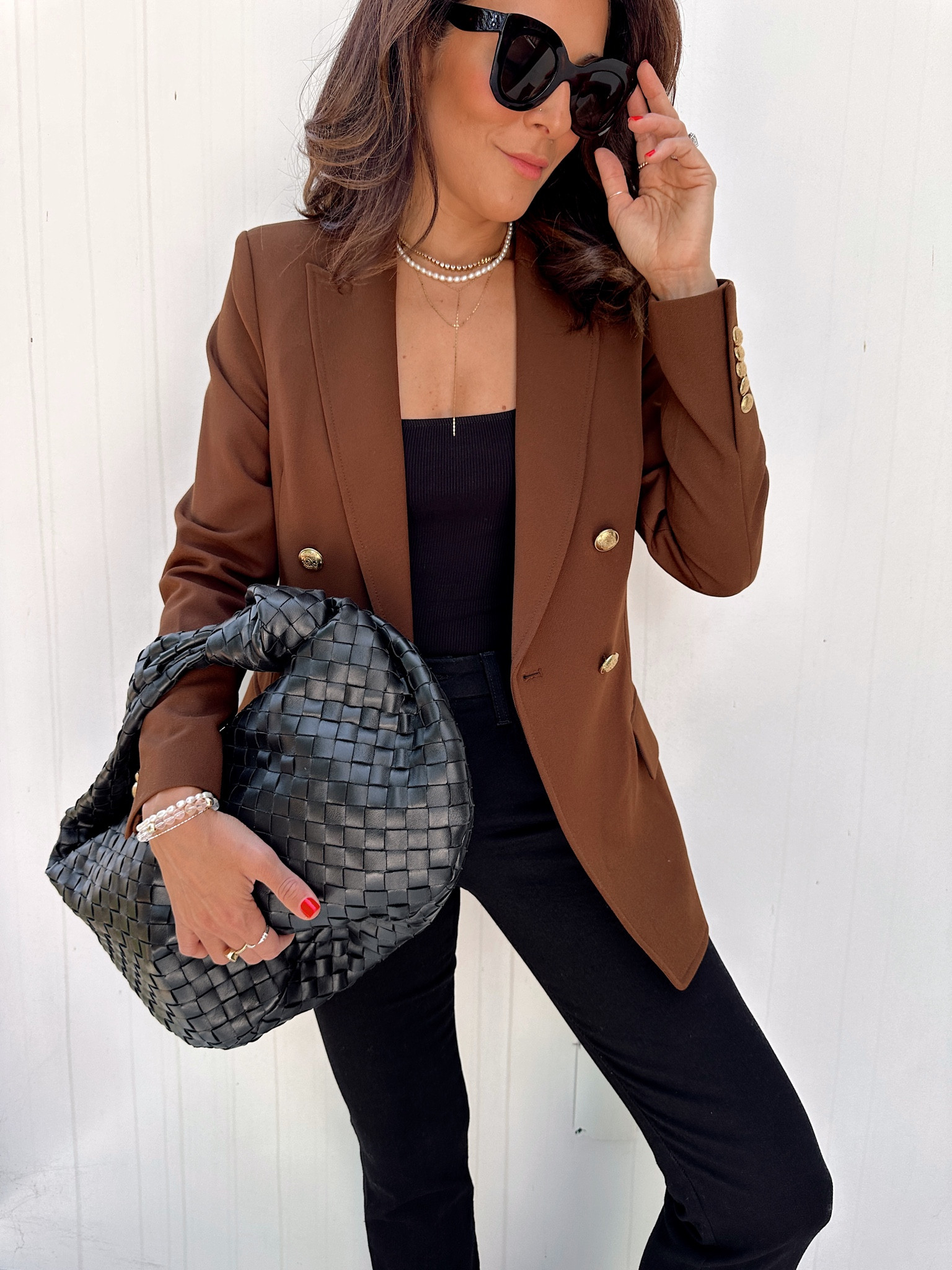 Lucy’s Whims in Brown workwear blazer 🤎 NSale
Blazer size 4
Jeans TTS 25
Bodysuit s 

#LTKxNSale #LTKworkwear #LTKSeasonal