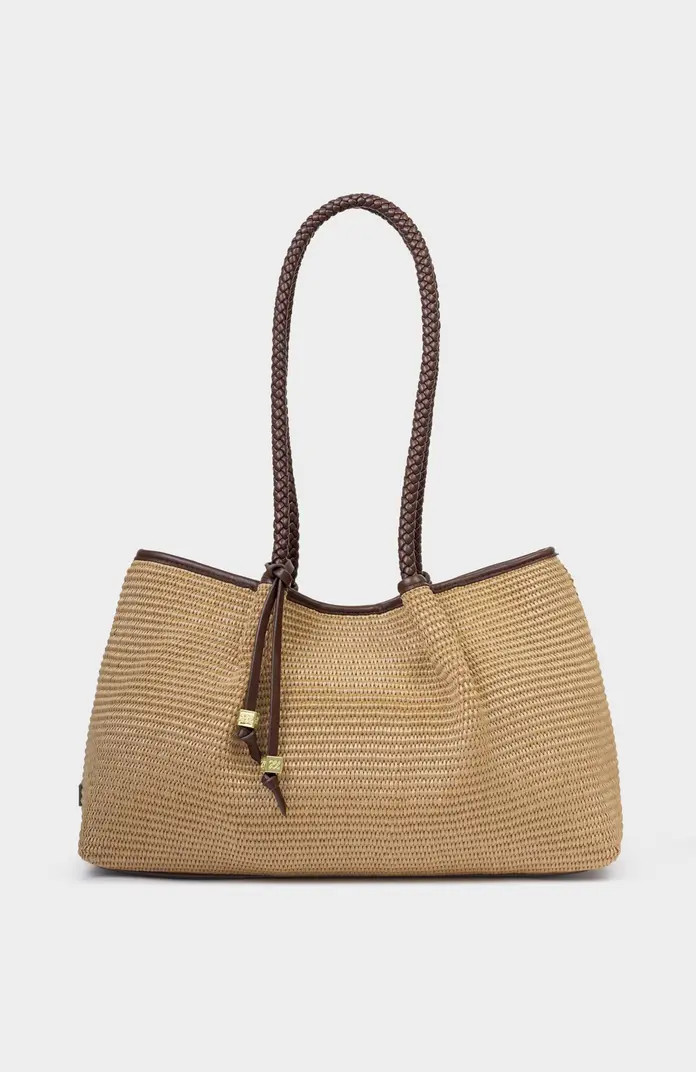 Nova Raffia Small Shoulder Tote | Nordstrom