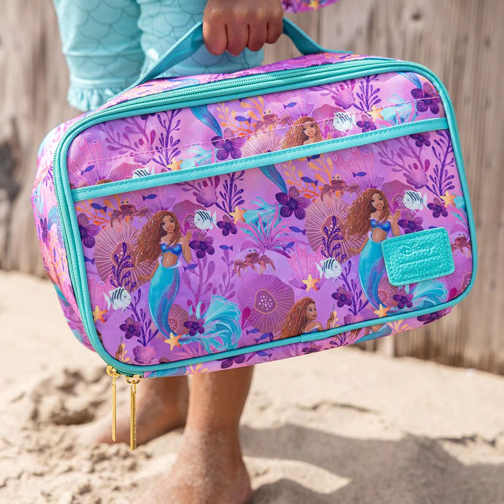 Ariel Purple Toddler Lunch Box | Posh Peanut | Disney's The Little Mermaid | Posh Peanut