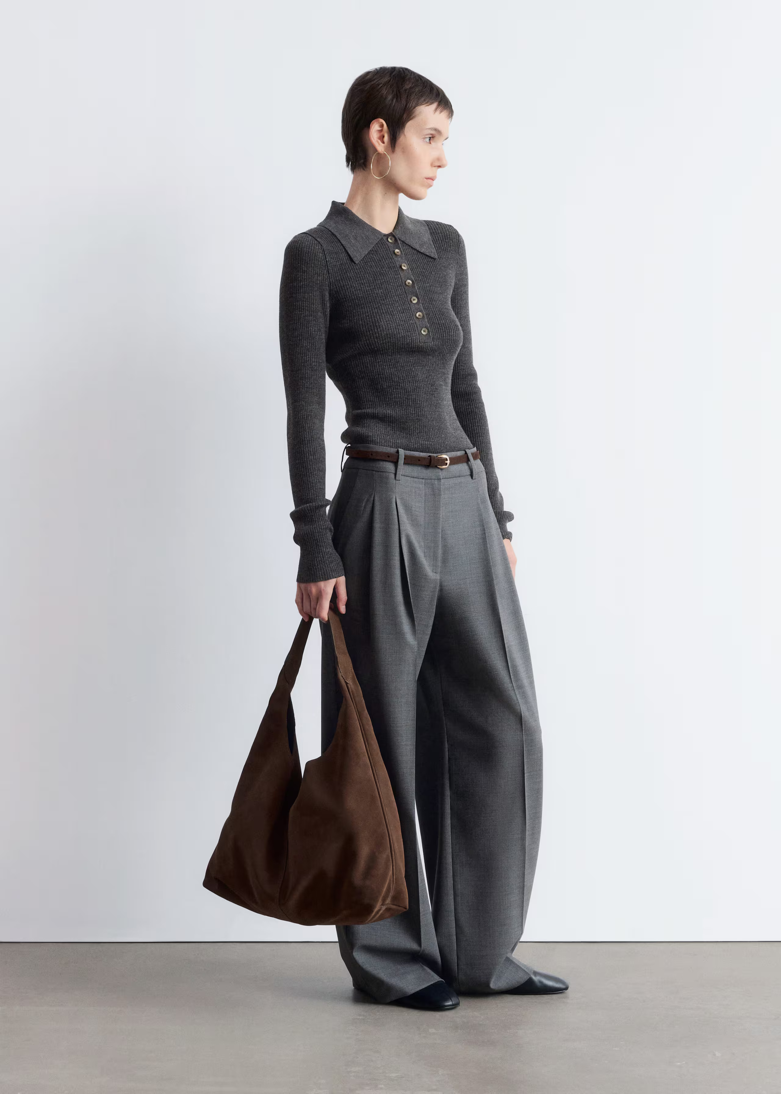 Large Suede Tote Bag | & Other Stories UK