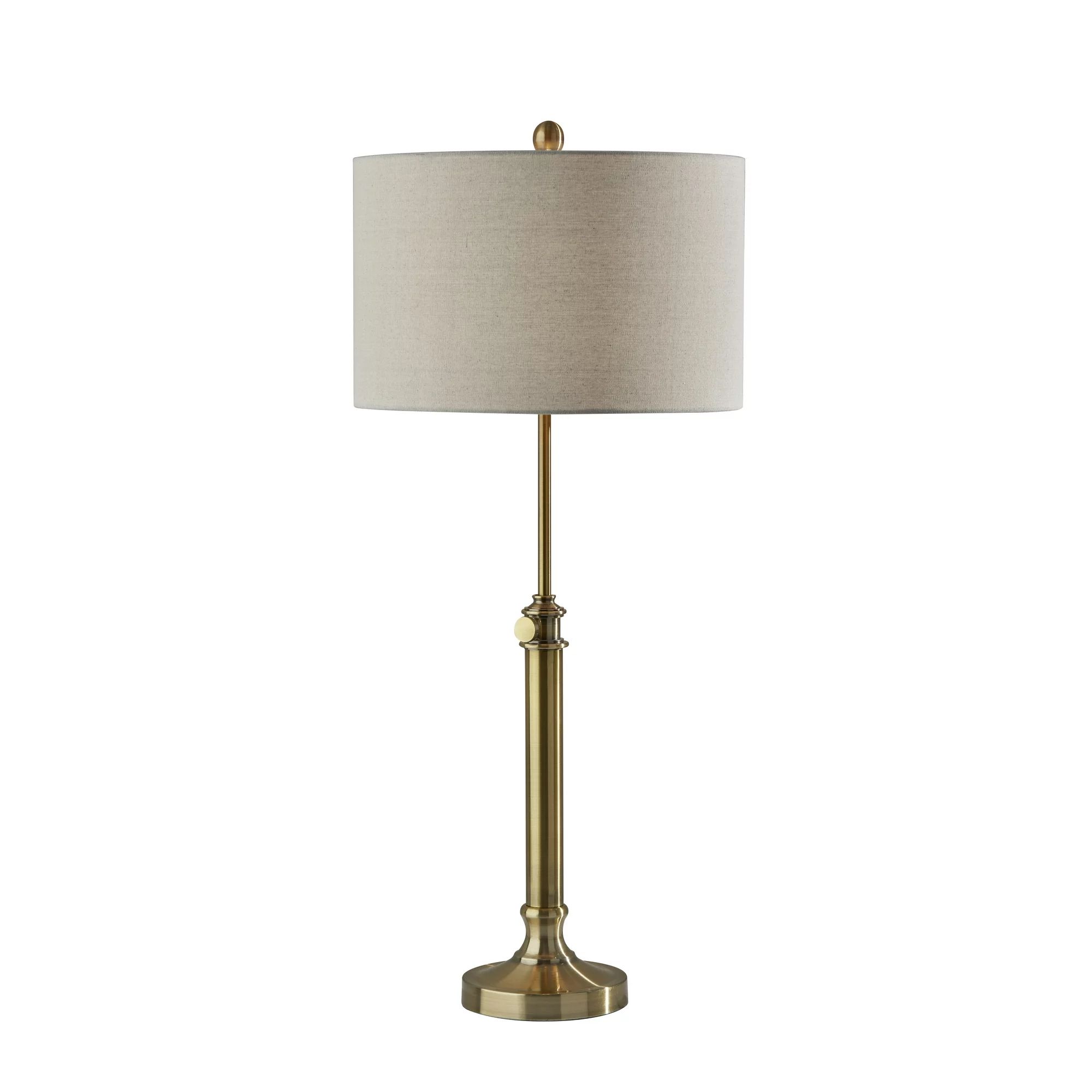 Simplee Adesso Adjustable Brass Barton Table Lamp | Walmart (US)