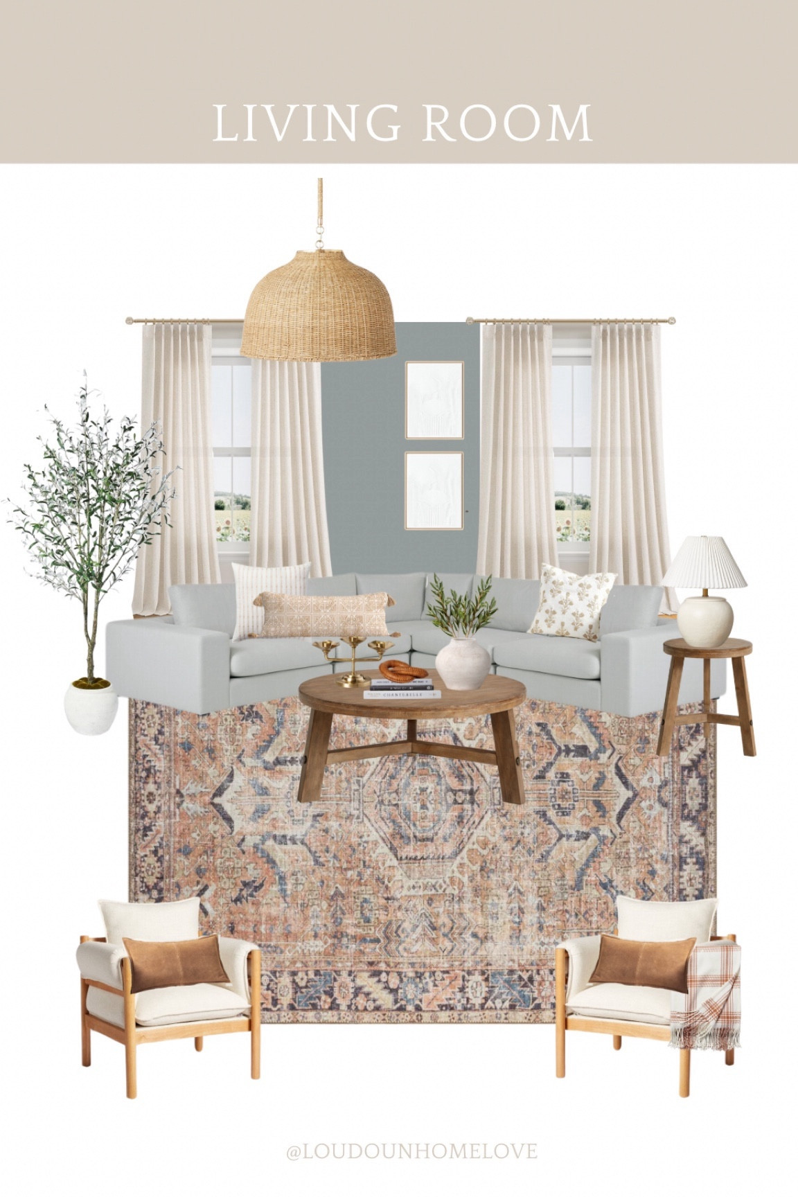 Modern rustic cozy living room idea 

#LTKhome