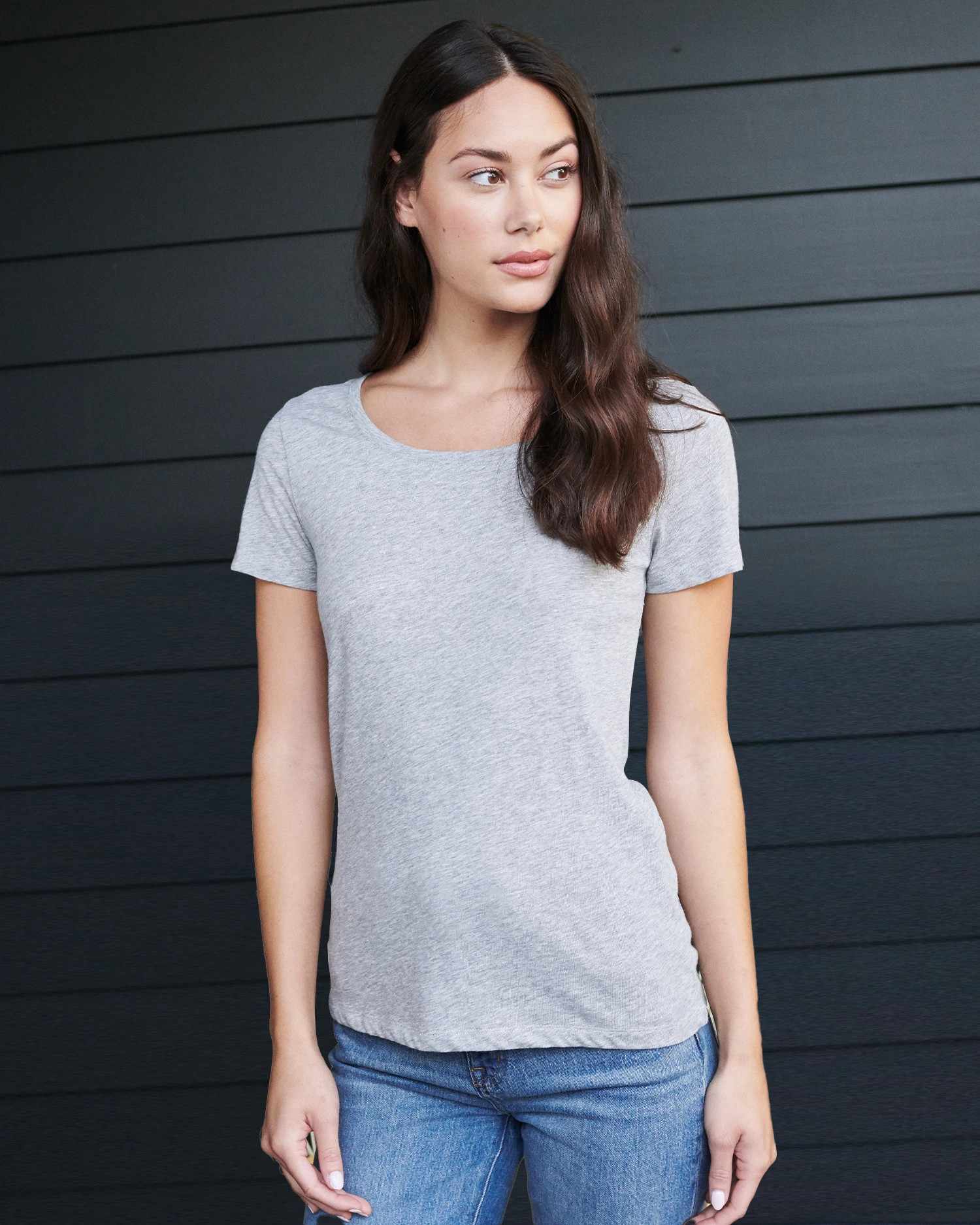 Cotton Modal Scoop Neck Tee | Quince