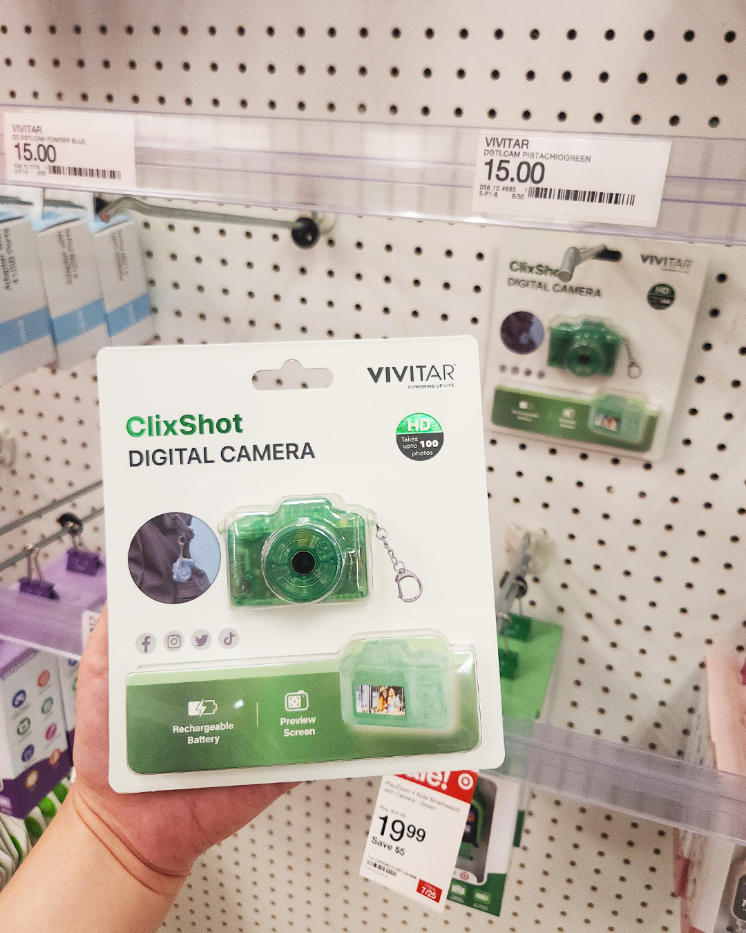 New keychain digital camera 📸 Takes up to 100 photos and it’s perfect for quick snapshots
#targetstyle #newattarget #targetfinds

 

 #LTKstorytime