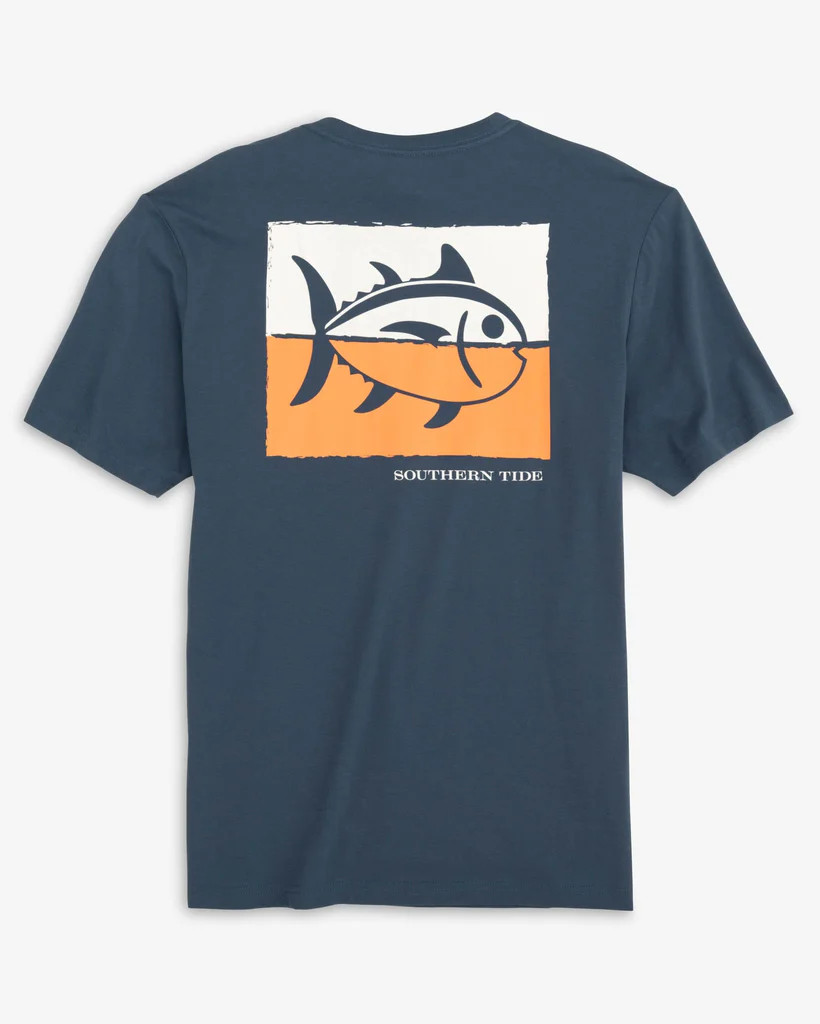 Duel Color Skipjack T-Shirt | Southern Tide