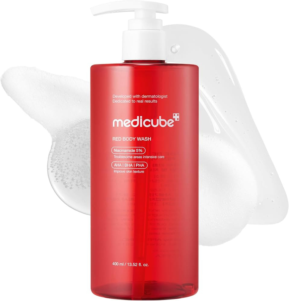 medicube Red Body Wash 3.0 - Clarifying Gel for Stressed Skin, 13.52 fl.oz | Amazon (US)