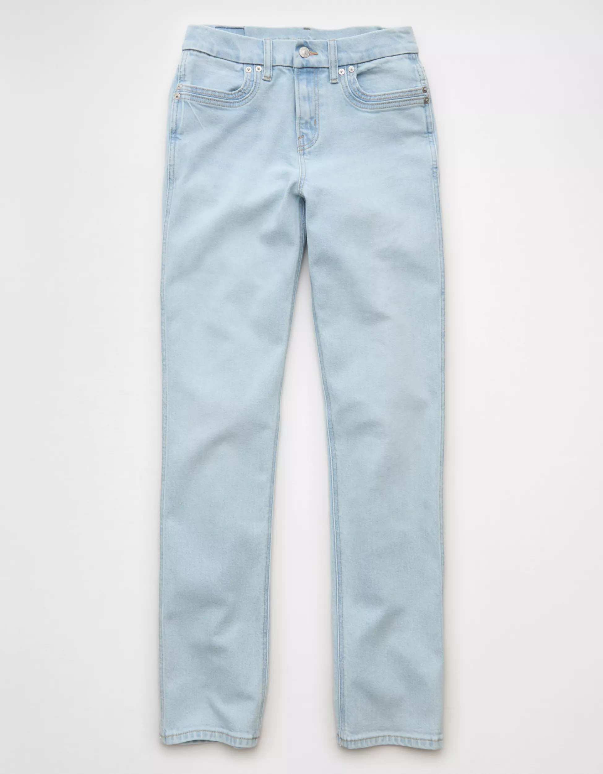 AE Stretch Curvy Straight Jean | American Eagle Outfitters (US & CA)