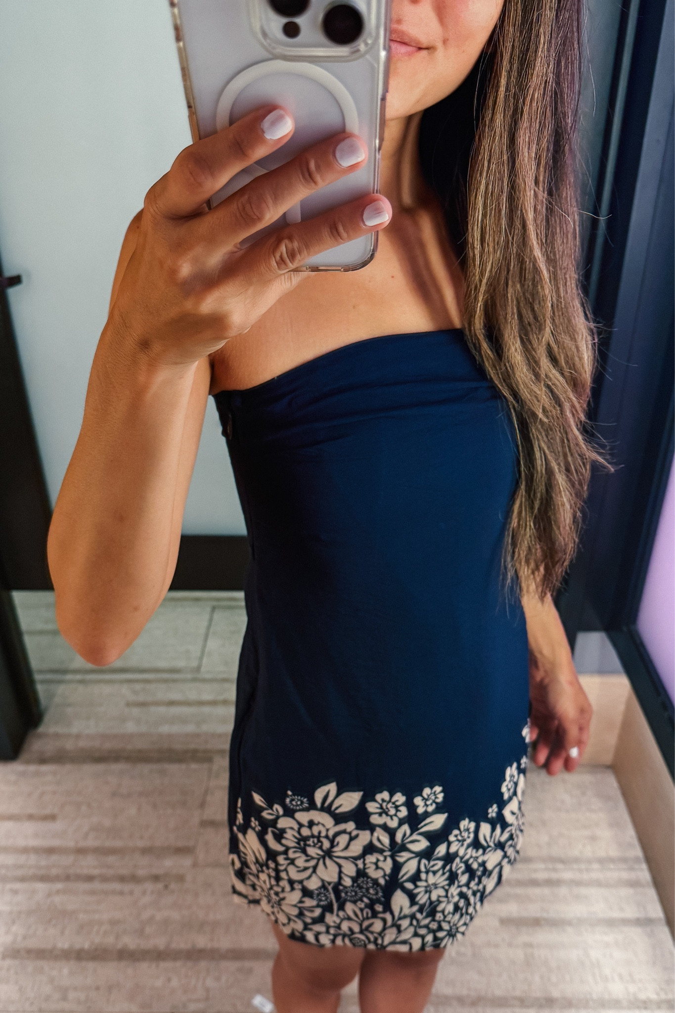 Looks like a mini dress, but this adorable navy piece is a skort from Abercrombie. 

#LTKtravel #LTKfindsunder100