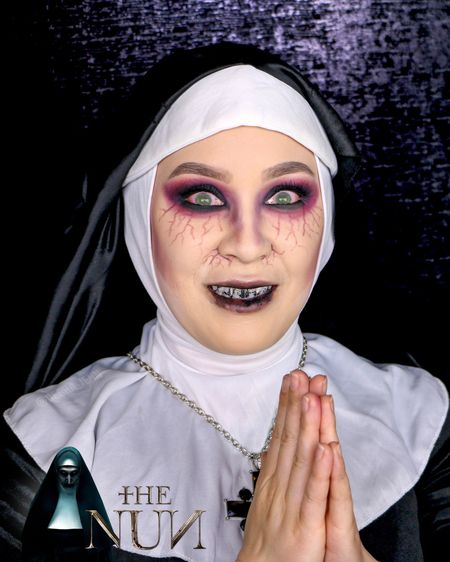 I just saw The Nun 2 and it was a whole jump-scare 😅 The perfect scary Halloween costume 👻 

#LTKHalloween