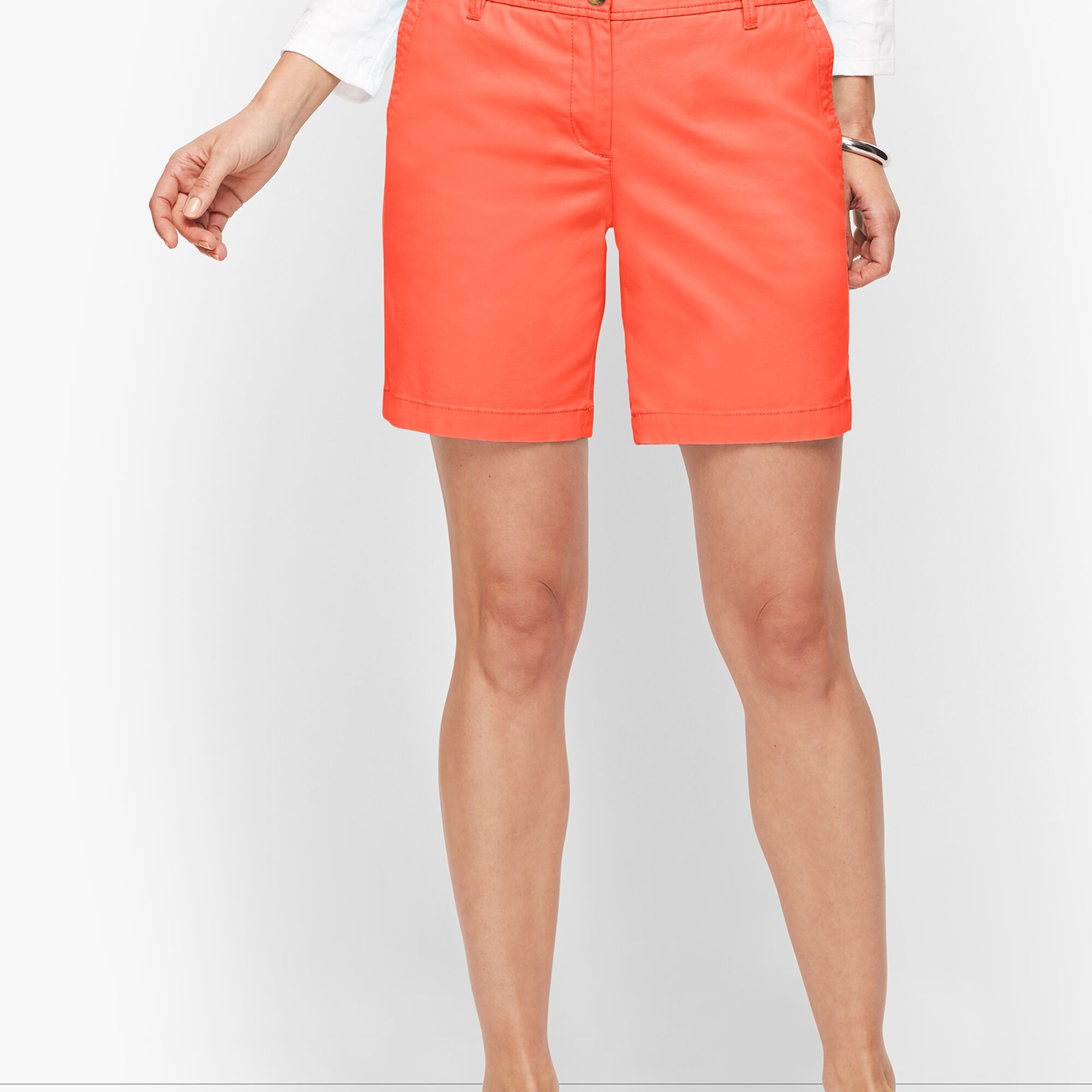 Relaxed Chino Shorts - 7" - Solid | Talbots