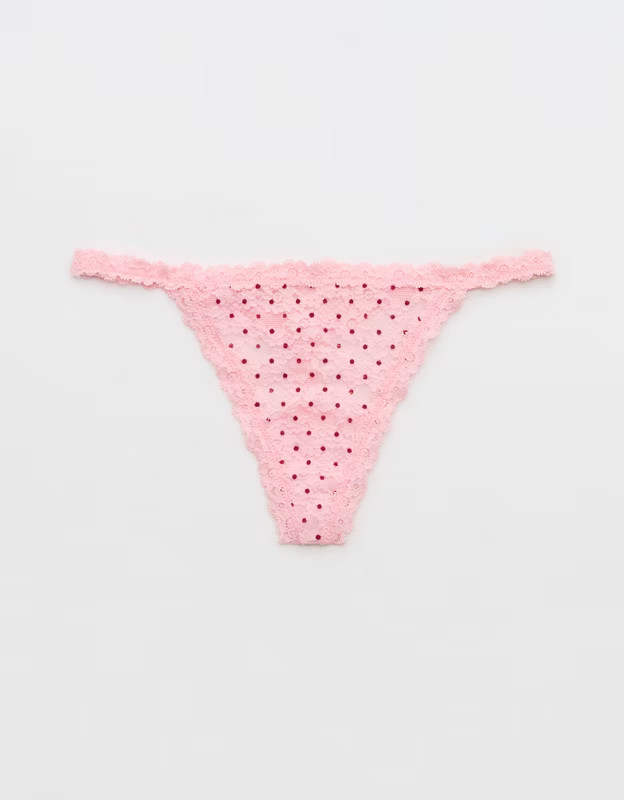 Show Off Vintage Lace String Thong Underwear | American Eagle Outfitters (US & CA)