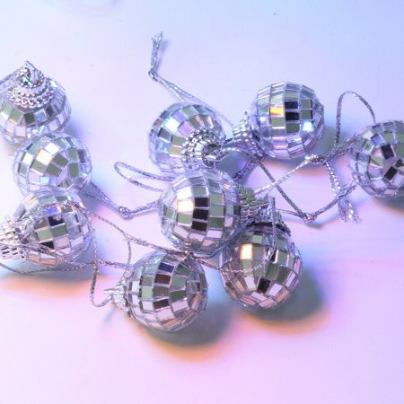 12Pcs Christmas Ornaments Mini Disco Ball Party Decorations - Mini Christmas Ball Ornaments Disco Ba | Walmart (US)