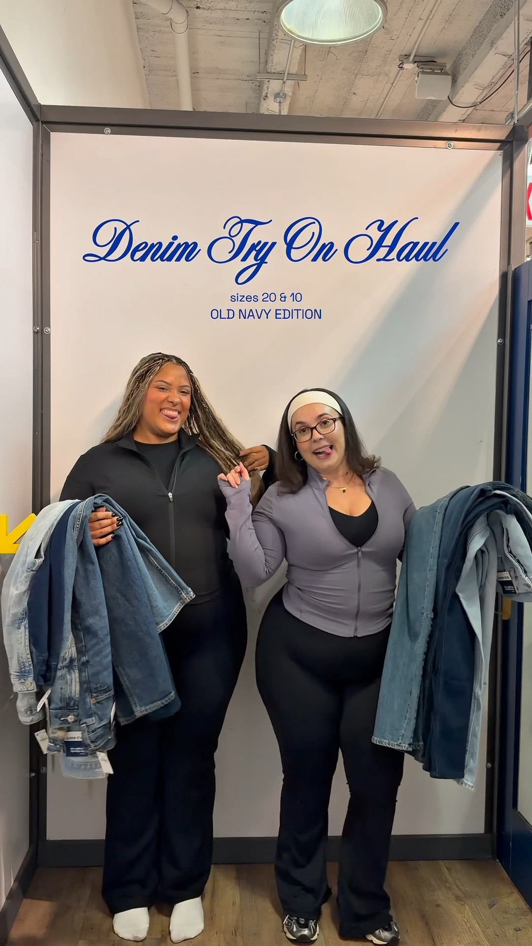 old navy try on haul featuring a size 20 and a size 10 

#LTKPlusSize #LTKMidsize #LTKPetite